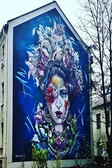 Wanda Stang Mural in Berlin