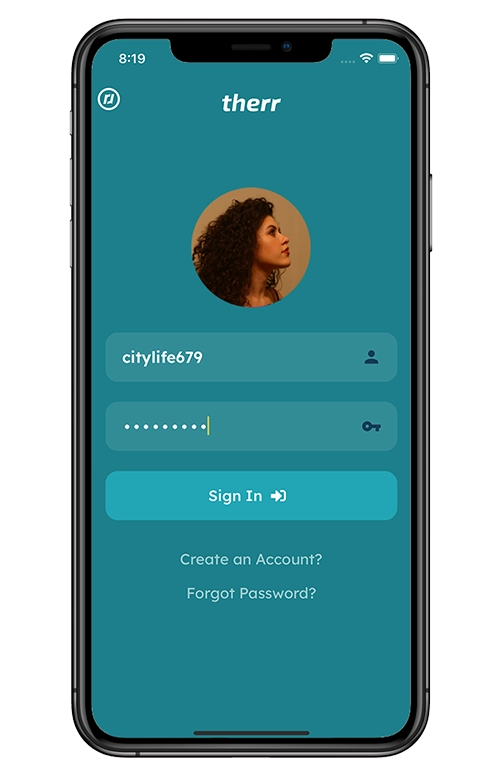 Therr Mobile App Login